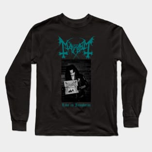 Mayhem Live in Jessheim | Black Metal Long Sleeve T-Shirt